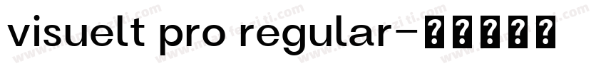 visuelt pro regular字体转换
